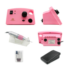 Manicure and pedicure machine 35000 rpm 65 watt 868 -2 Global, pink