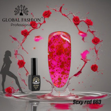 Гель лак Sexy Red, 8 мл Global Fashion 663