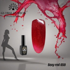 Гель лак Sexy Red, 8 мл Global Fashion 659 Гель лак Sexy Red, 8 мл Global Fashion 659