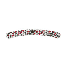 Pila pentru unghii Global Fashion, banana, leopard, granulatie 180/180
