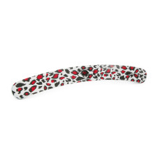 Pila pentru unghii Global Fashion, banana, leopard, granulatie 180/180
