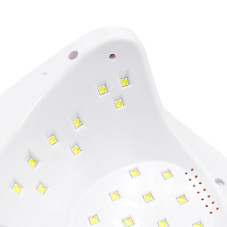 Лампа для ногтей Led/uv 128W с дисплеем, SUN V5, pink