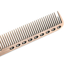 Long aluminum comb, antique gold