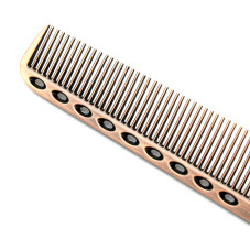 Long aluminum comb, antique gold