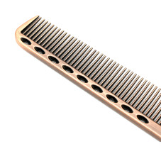 Long aluminum comb, antique gold