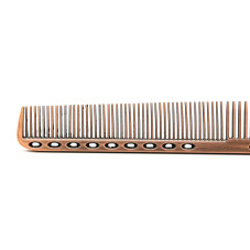 Long aluminum comb, antique gold