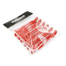 Hair clip (12 pcs), red