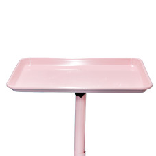 Trolley-table for beauty salons, pink