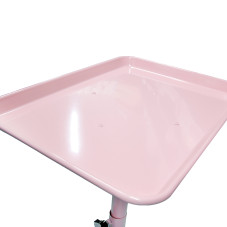 Trolley-table for beauty salons, pink