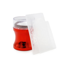 Stamping silicone stamp, red