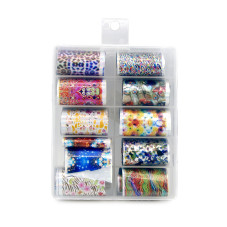 Foil set 10 pcs (colored) 45