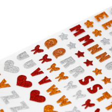 Abtibild decor unghii, Sweet Stickers, modele litere