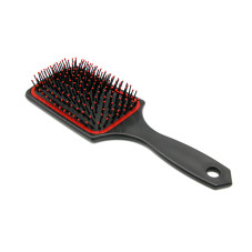 Square hair brush, Black+Red