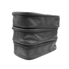 Bag suitcase for cosmetics, color black