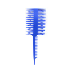 Hair coloring comb, blue