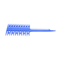 Hair coloring comb, blue