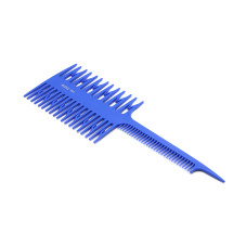 Hair coloring comb, blue
