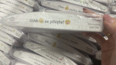 Pilă pentru unghii "Shhh, se pilește!" 100/ 100