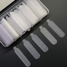 Silicone inserts with patterns