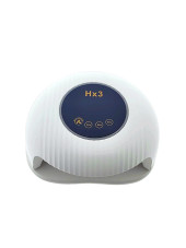 Лампа для нігтів Sun HX3, 120W із вбудованим вентилятором, біла