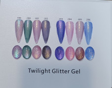 Гель лак Twilight Glitter 8 мл, 200 Гель лак Twilight Glitter 8 мл, 200