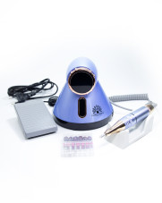 Manicure and pedicure machine GF-615, 50,000 rpm 80 W, blue