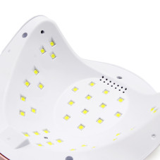 Лампа для ногтей Led/uv 120W с дисплеем, Cordless BQV5, pink