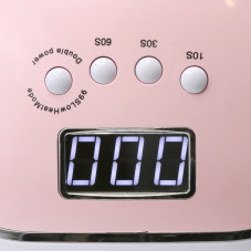 Лампа для ногтей Led/uv 120W с дисплеем, Cordless BQV5, pink