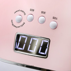 Лампа для ногтей Led/uv 120W с дисплеем, Cordless BQV5, pink