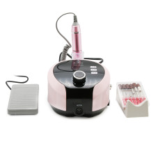 Manicure and pedicure machine BS - 619  Bee Nails, 45000 rpm 65w, pink