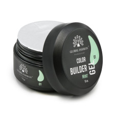 Гель для моделирования ногтей 15 гр, Color Builder Gel 01-Mint