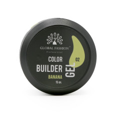 Гель для моделирования ногтей 15 гр, Color Builder Gel 02- Banana