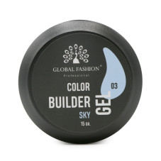 Gel pentru modelarea unghiilor 15 g, Color Builder Gel, 03-Sky