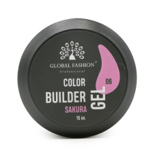 Gel pentru modelarea unghiilor 15 g, Color Builder Gel, 06- Sakura