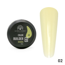 Gel pentru modelarea unghiilor 15 g, Color Builder Gel, 02-Banana