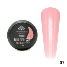 Гель для моделирования ногтей 15 гр, Color Builder Gel 07- Pale blush