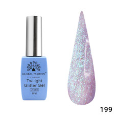 Twilight Glitter gel polish 8 ml, 199