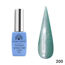 Twilight Glitter gel polish 8 ml, 200