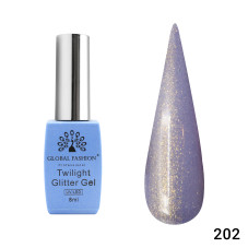 Twilight Glitter gel polish 8 ml, 202