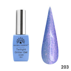 Гель лак Twilight Glitter 8 мл, 203