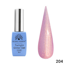 Twilight Glitter gel polish 8 ml, 204