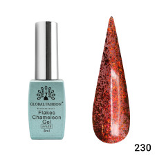 Flakes Chameleon gel polish 8 ml, 230