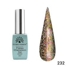 Flakes Chameleon gel polish 8 ml, 232