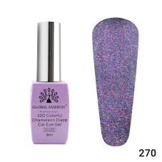 Gel polish cat's eye 32D Chameleon Disco 8 ml, 270