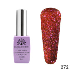 Gel polish cat's eye 32D Chameleon Disco 8 ml, 272