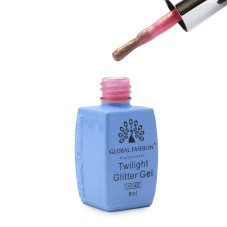 Twilight Glitter gel polish 8 ml, 204