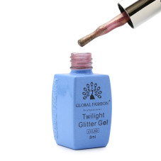 Twilight Glitter gel polish 8 ml, 205