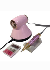 Manicure and pedicure machine GF-615, 50,000 vol. 80 W, pink