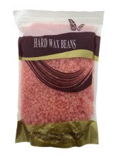 Горячий воск в гранулах Hard Wax Beans, розовый, 1000 гр