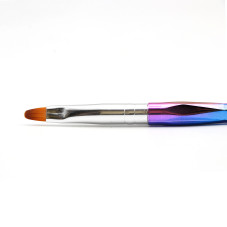 Global Fashion SAM-05 Oval Gel Brushes, 3 pcs.